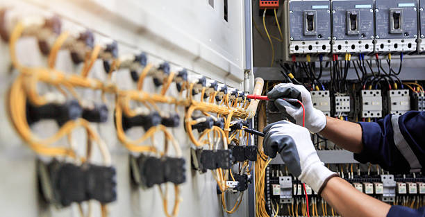 Professional Electrician technician working in Wylie, TX